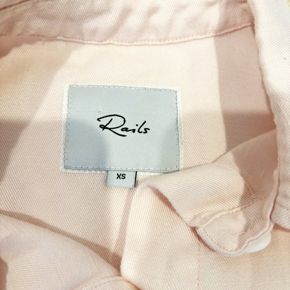 Rails Loren Star Embroidered Button-Up Shirt Size… - image 5